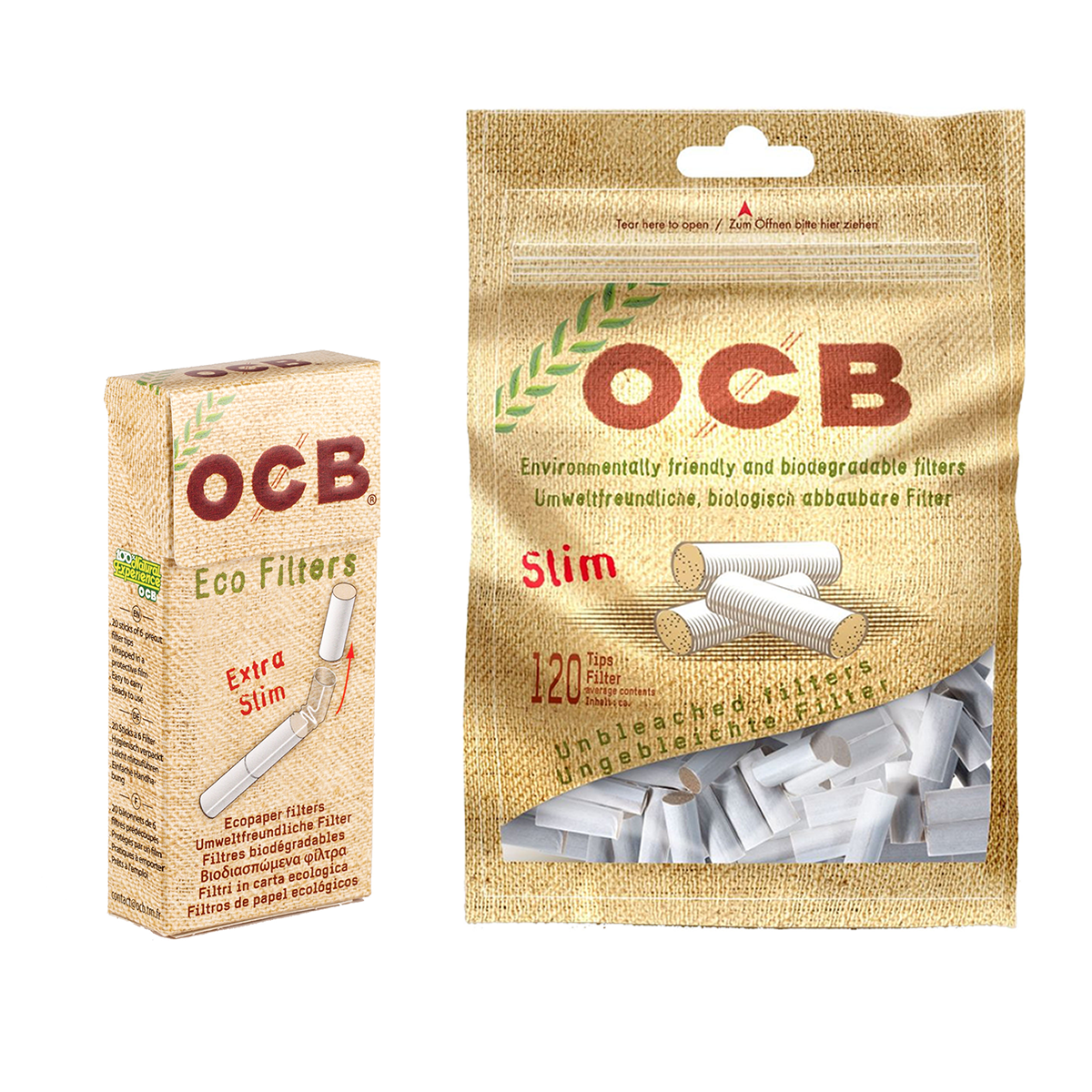 OCB Eco Biodegradable Rolling Filters