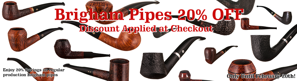 Brigham 20% Pipe sale banner