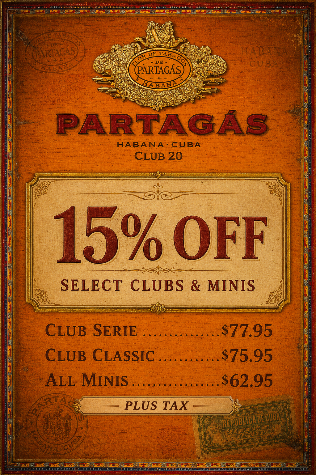 Partagas Club & Mini Feature
