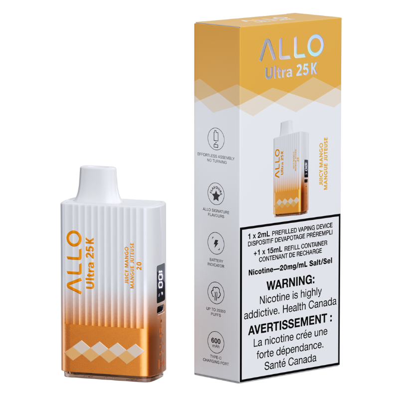 Allo Ultra 25k Puff Disposable Vapourizer