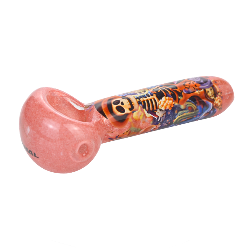 4" Skull Rider Glass Pipe