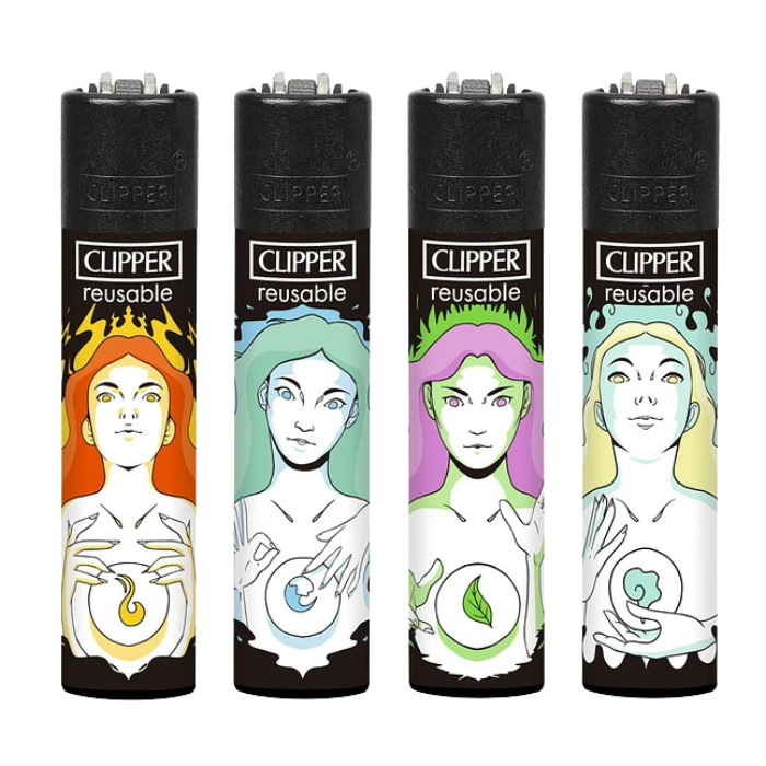 Clipper Elements (Woman) Refillable Lighter