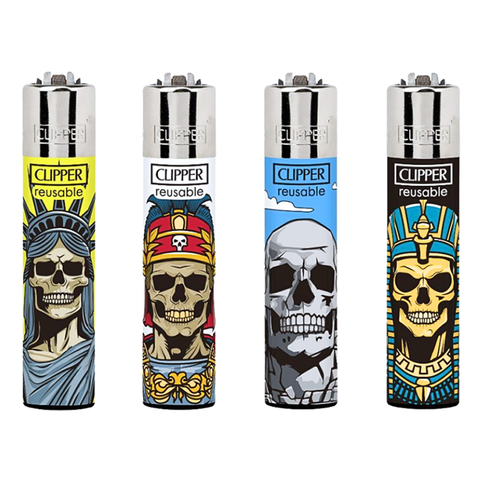 Clipper Monumental Bones Refillable Lighter