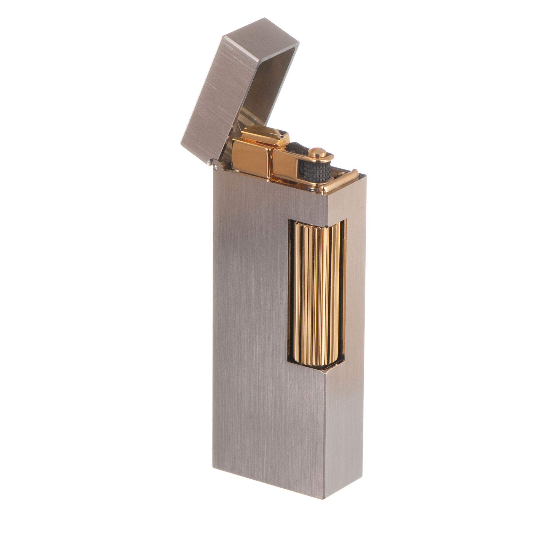 dunhill cigarette lighter the soft yellow flame emitted is hot and constant Dunhill Solid Gold Cigarette Lighter