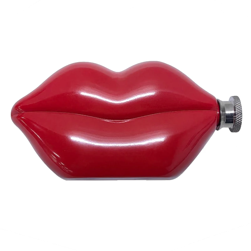 Red Lips 5oz Flask