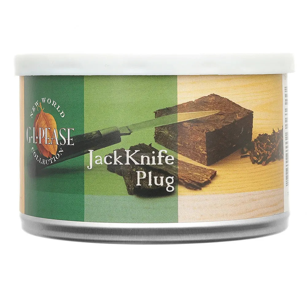 G.L. Pease Jackknife Plug Pipe Tobacco