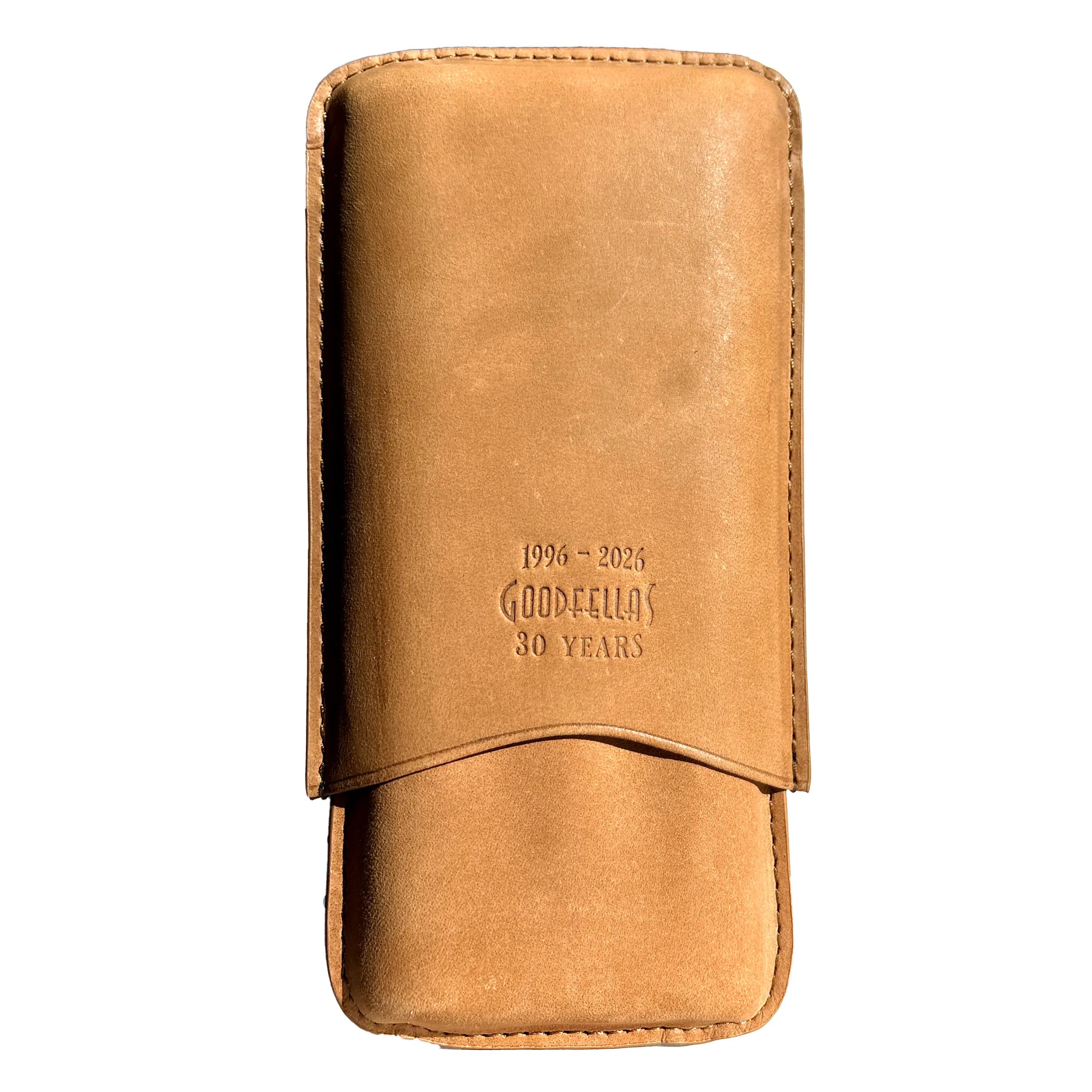 Goodfellas 30th Anniverary Brown Leather Cigar Case