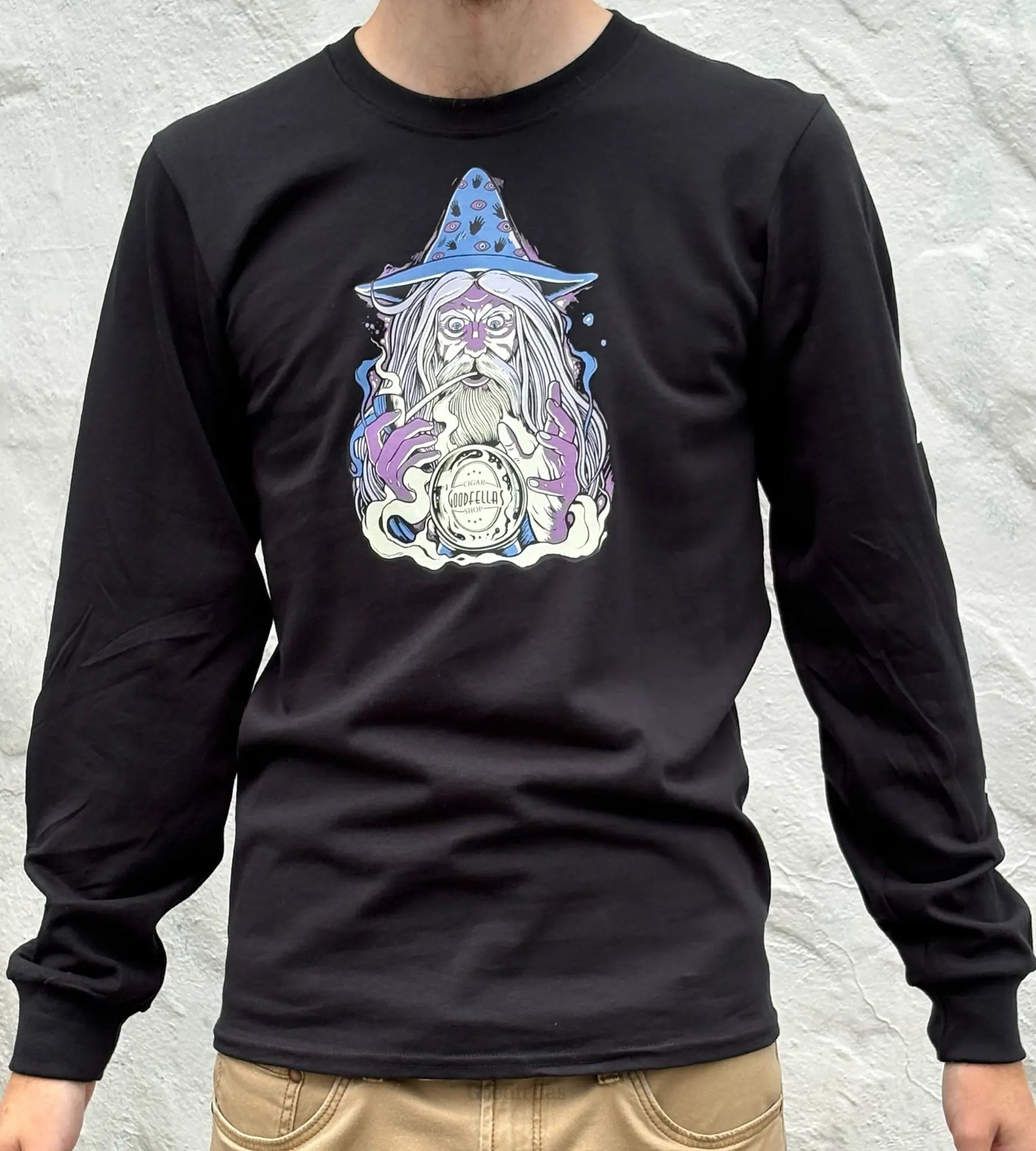 Goodfellas Wizard Black Long Sleeve T-shirt