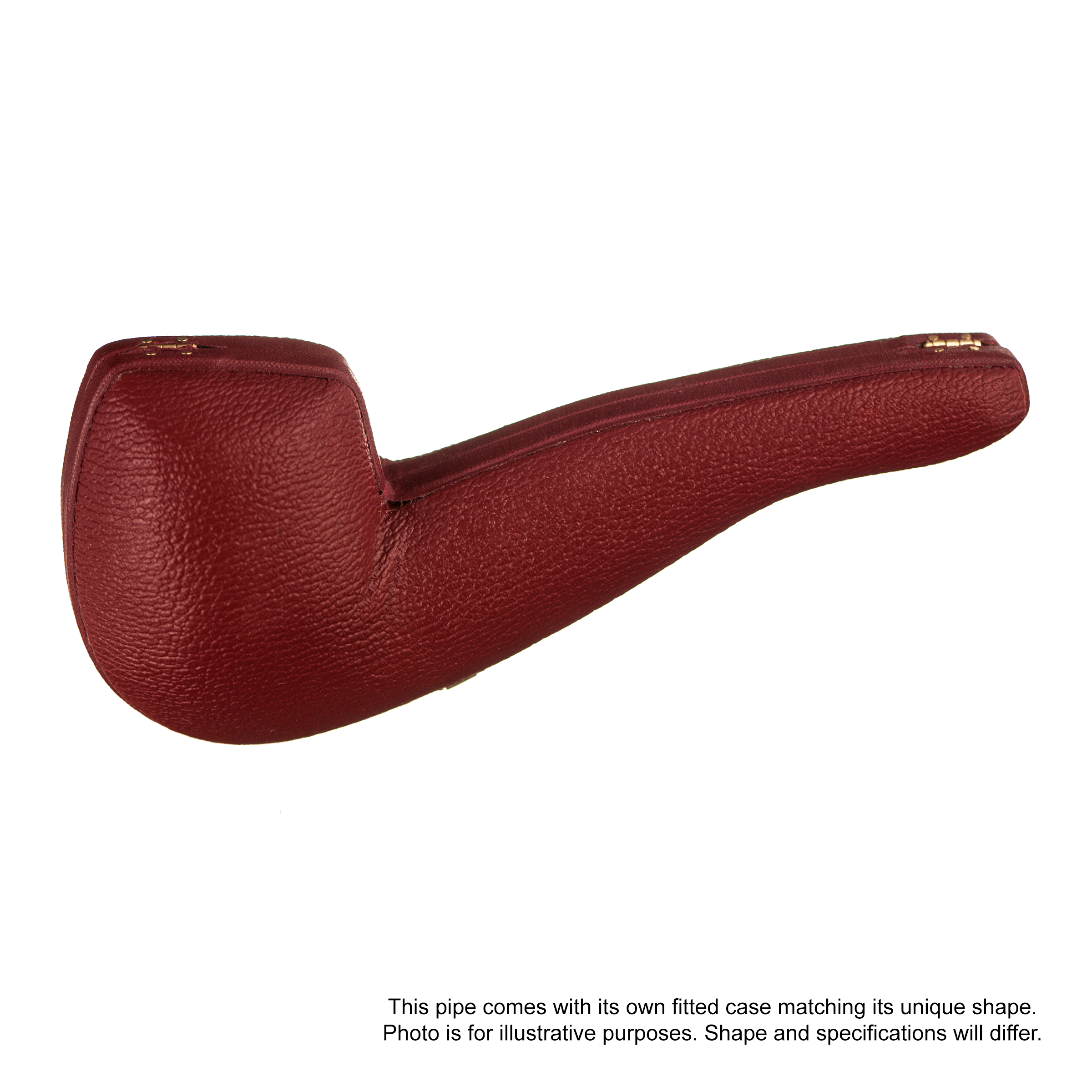 H. Cay Large Horn Reverse Calabash Meerschaum Pipe