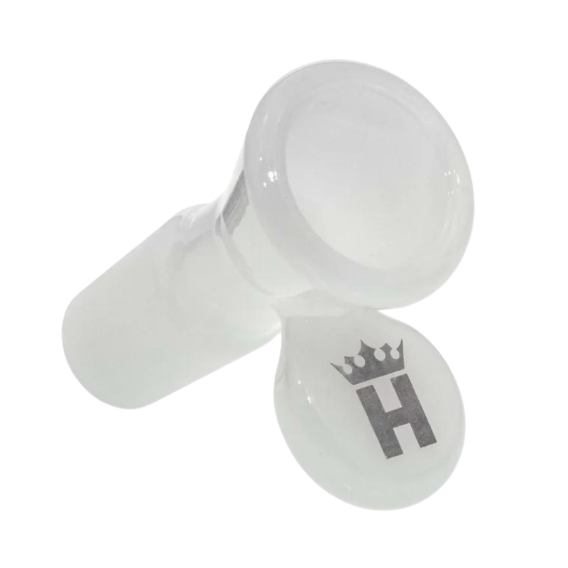 Hoss Glass 14mm White Cone Bowl