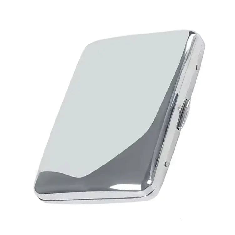 Plain High Polish Metal 16 Cigarette Case