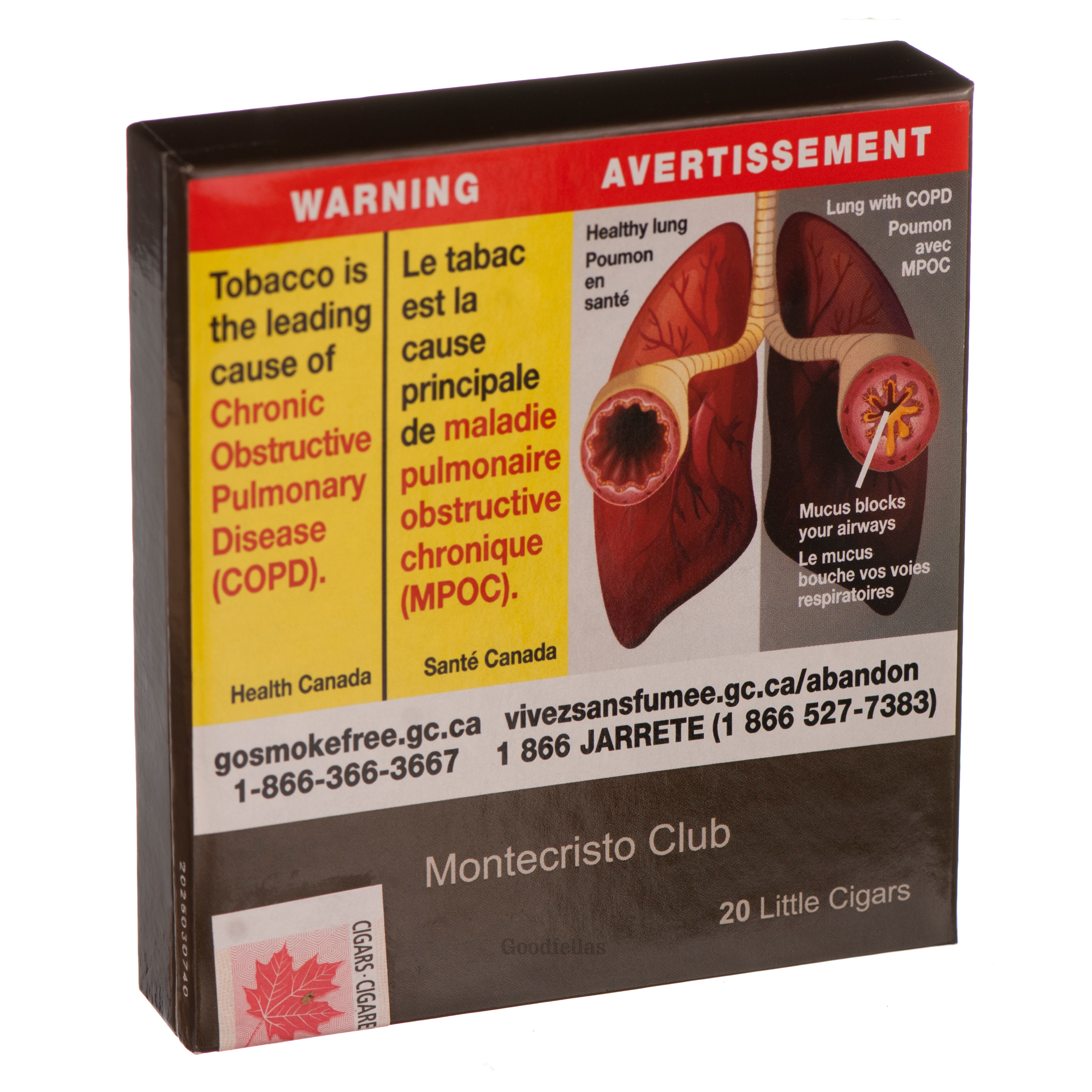 Montecristo Clubs Cigarillos 20 Pack