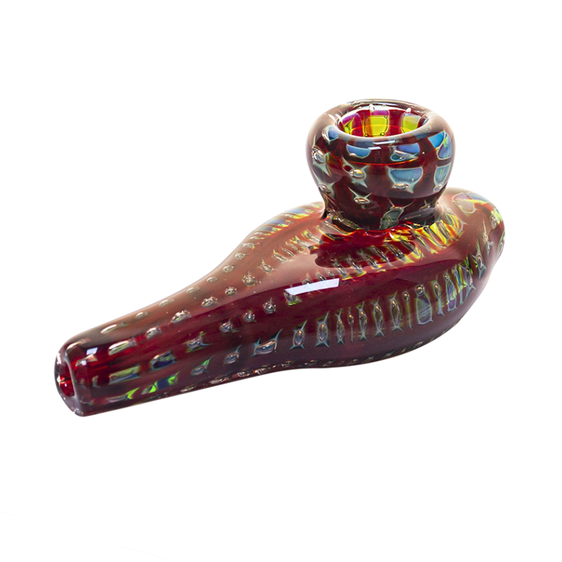 4" OG Original Crimson Glass Pipe