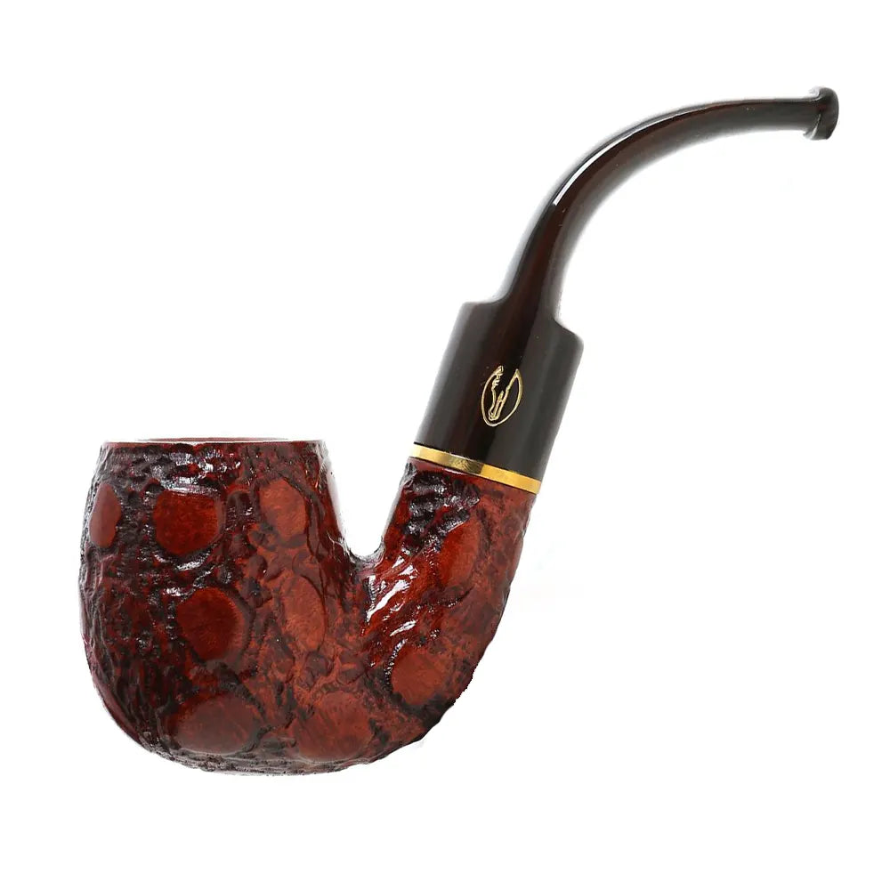 Savinelli Alligator Brown #614 Rusticated Pipe