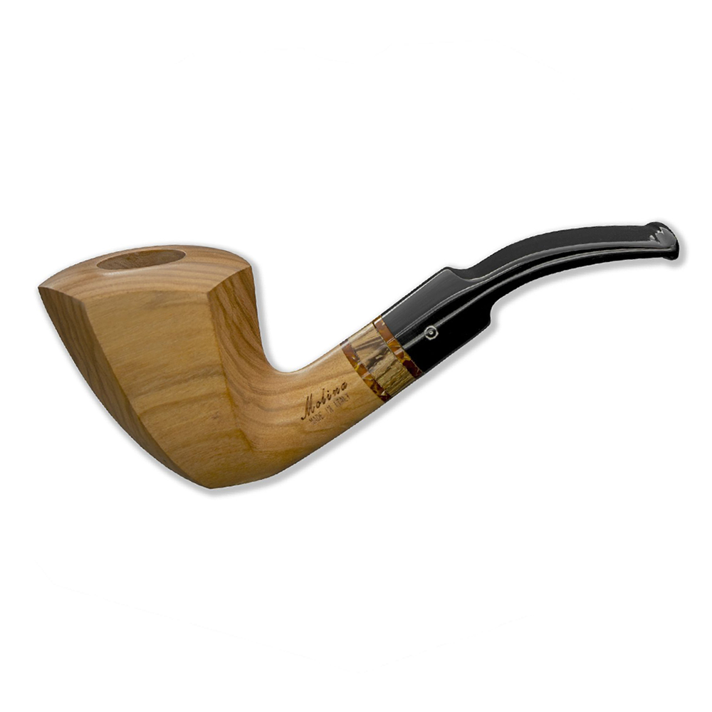 Molina Zebrano Cobra Olive Pipe