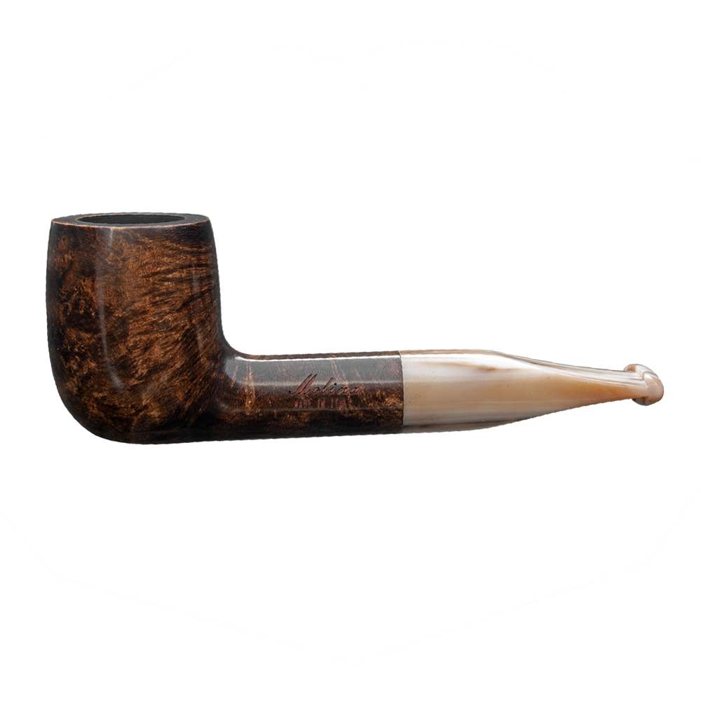 Molina Peppino Grey Straight Billiard Pipe