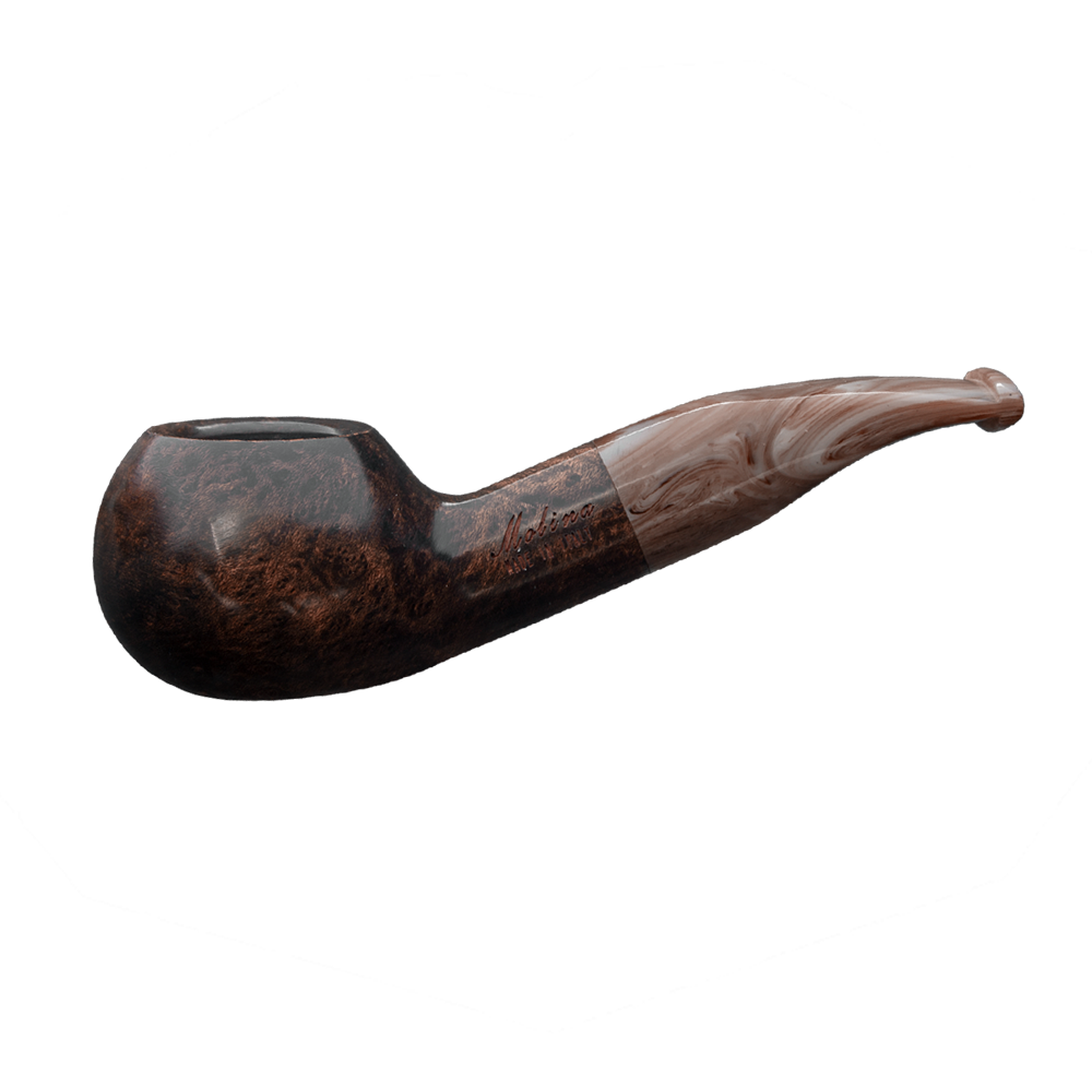 Molina Peppino Grey Author Pipe