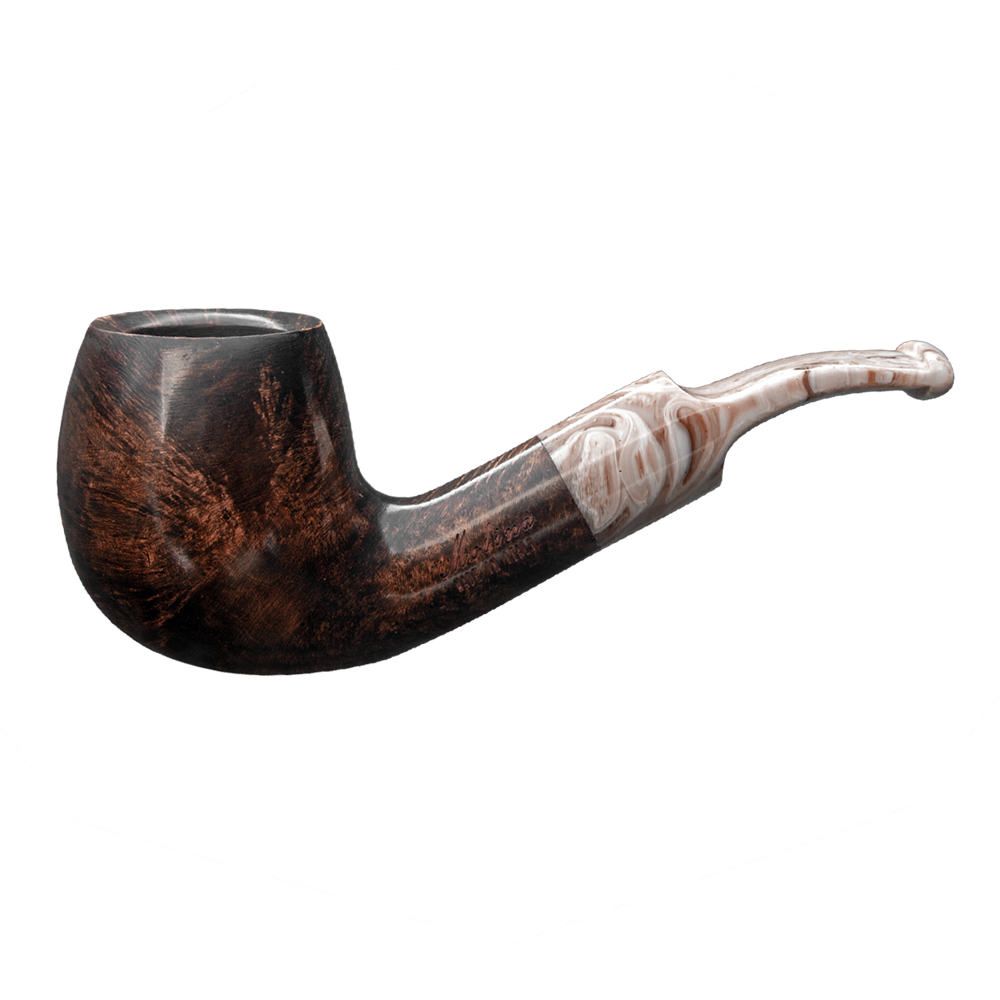 Molina Peppino Grey Bent Apple Pipe