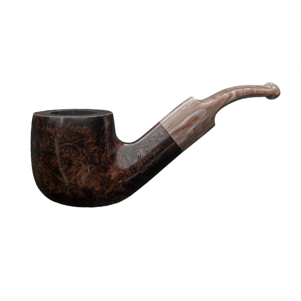 Molina Peppino Grey Bent Pot Pipe
