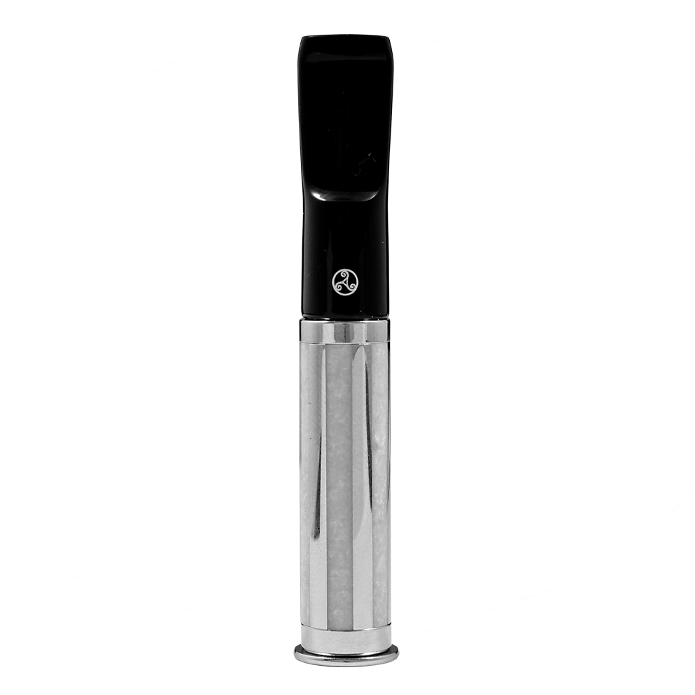 white cigarette holder Extra Slim Stainless Steel Case Holds 9 Cigarette Regular Size 84mm Meerschaum Cigarette Holder with custom