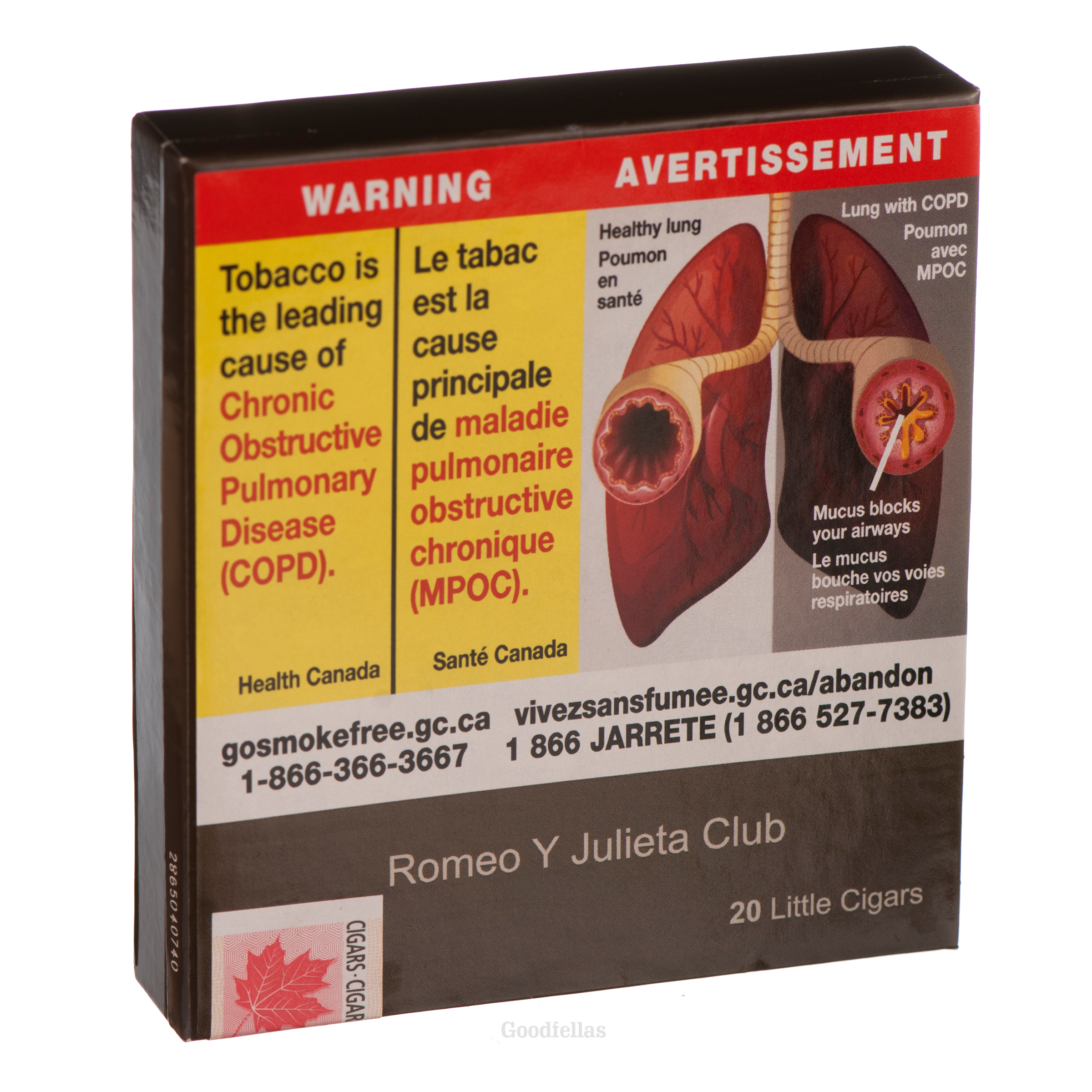 Romeo y Julieta Clubs 20 Pack Cigarillos