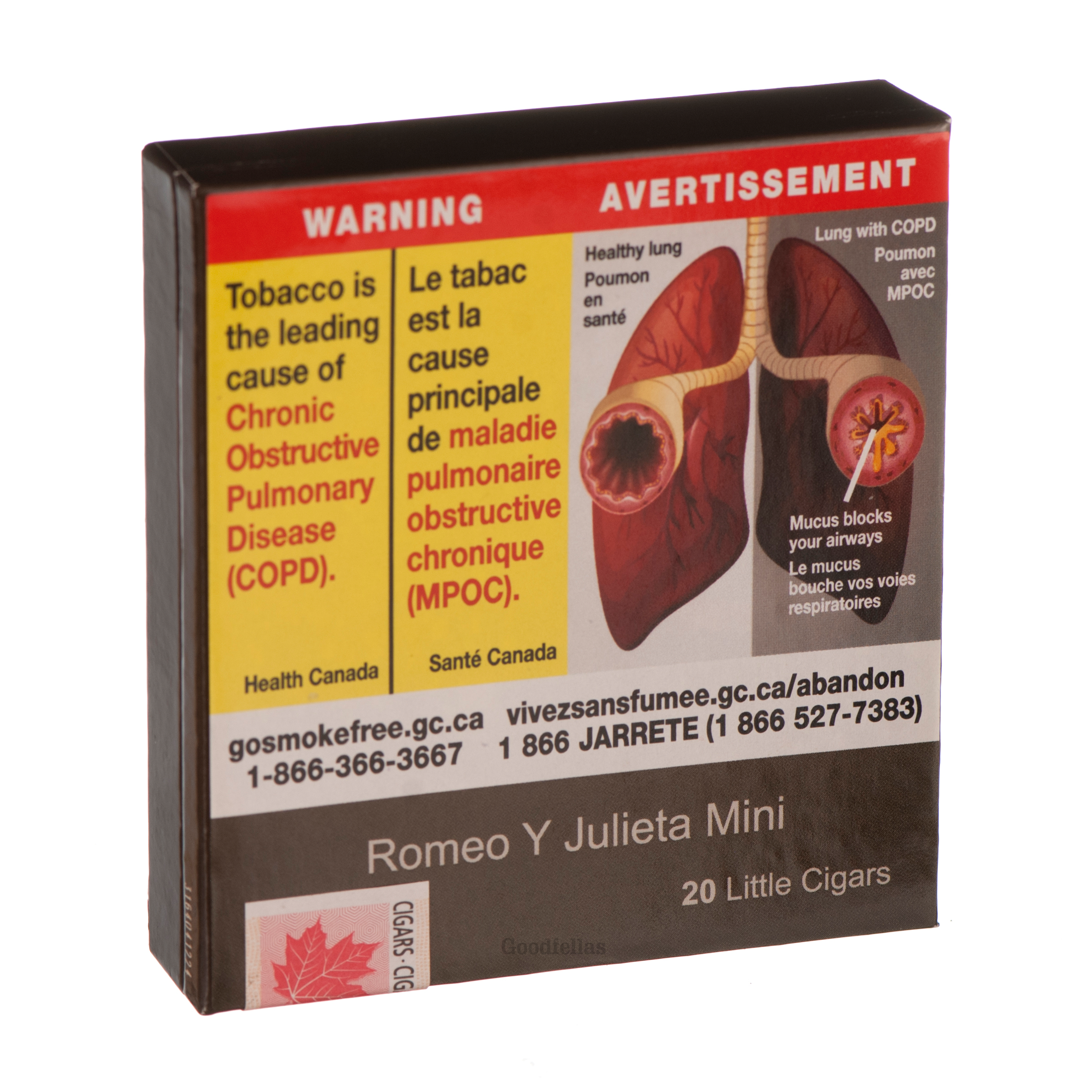 Romeo y Julieta Minis 20 Pack Cigarillos