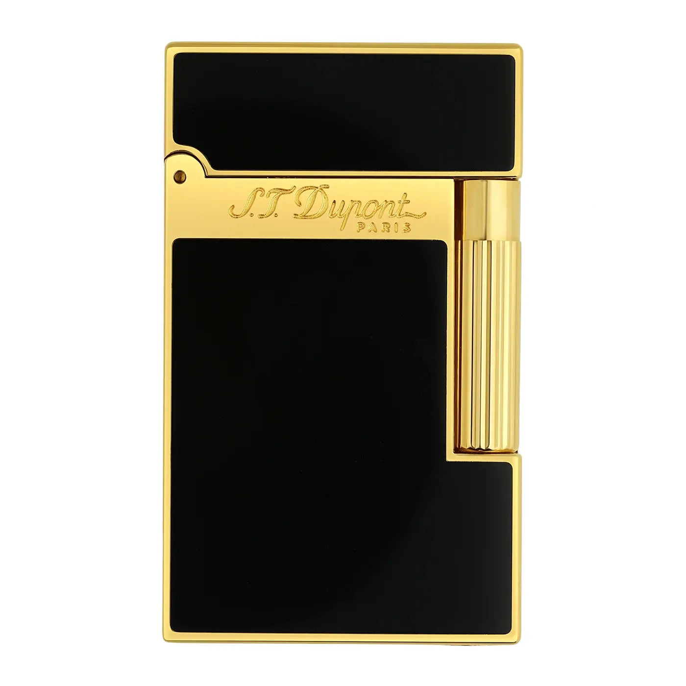 S.T. Dupont Ligne 2 Black Lacquer Yellow Gold Lighter