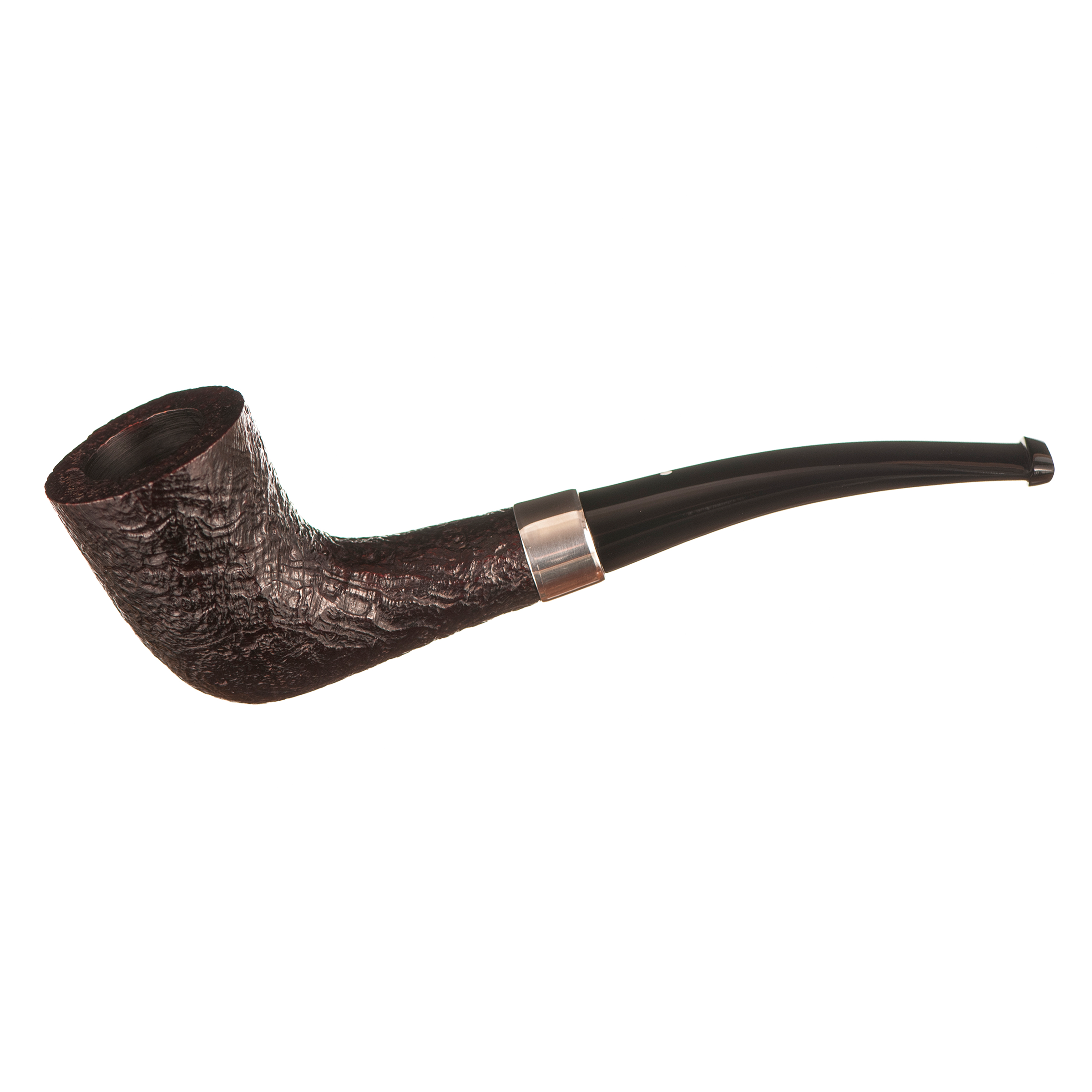 Dunhill Shell Briar 3421 Silver Band Pipe