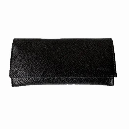 Black Roll-Up Tobacco Pouch