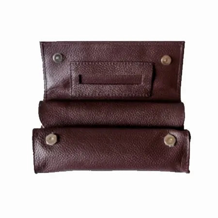 Brown Roll-Up Tobacco Pouch