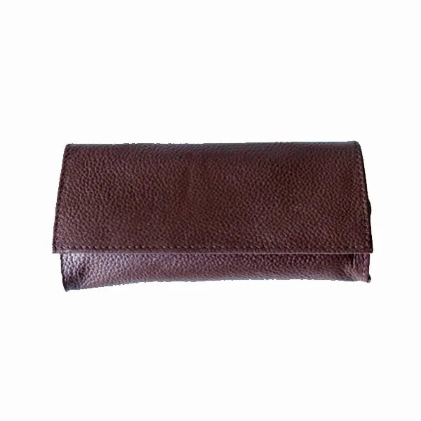 Brown Roll-Up Tobacco Pouch