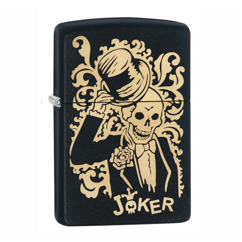 Skeleton Joker Zippo Lighter