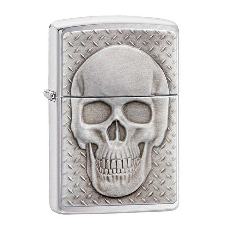 Skull Brain Zippo Lighter