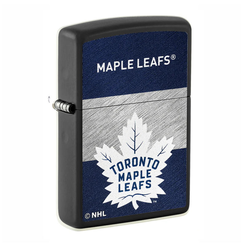 NHL Toronto Maple Leafs Black Jersey Design Zippo Lighter