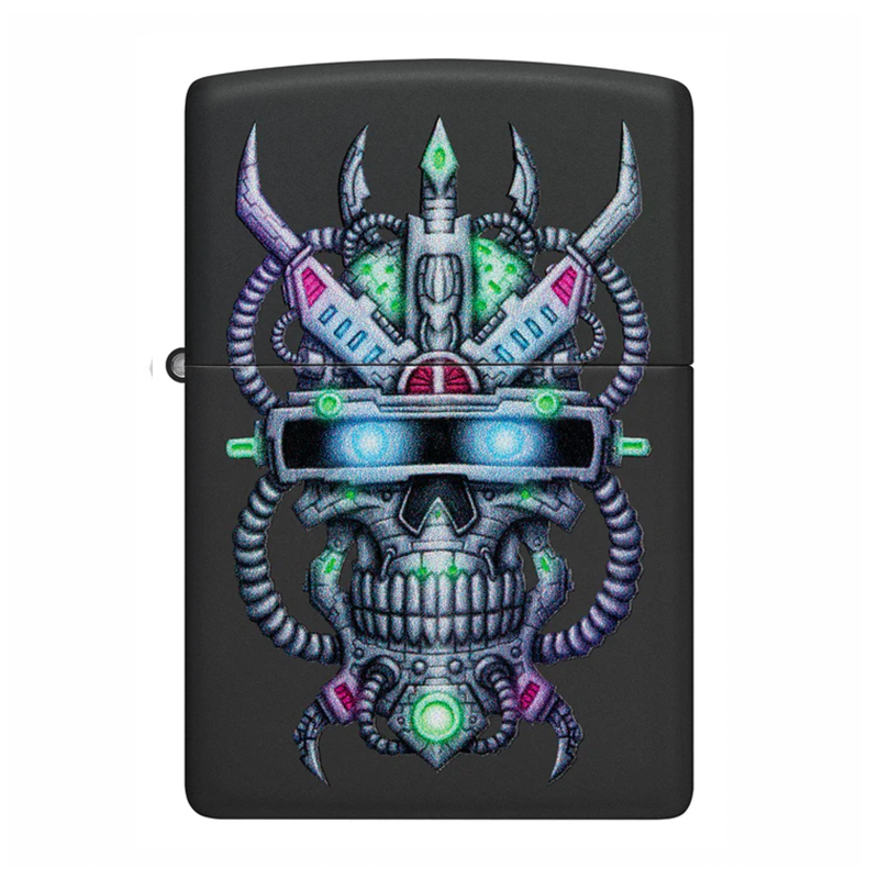 Cyber Skull Zippo