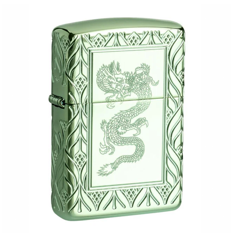 Elegant Dragon Armor Zippo Lighter