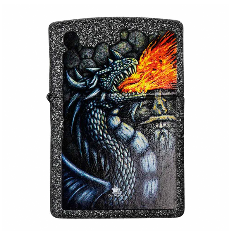 Fiery Medieval Dragon