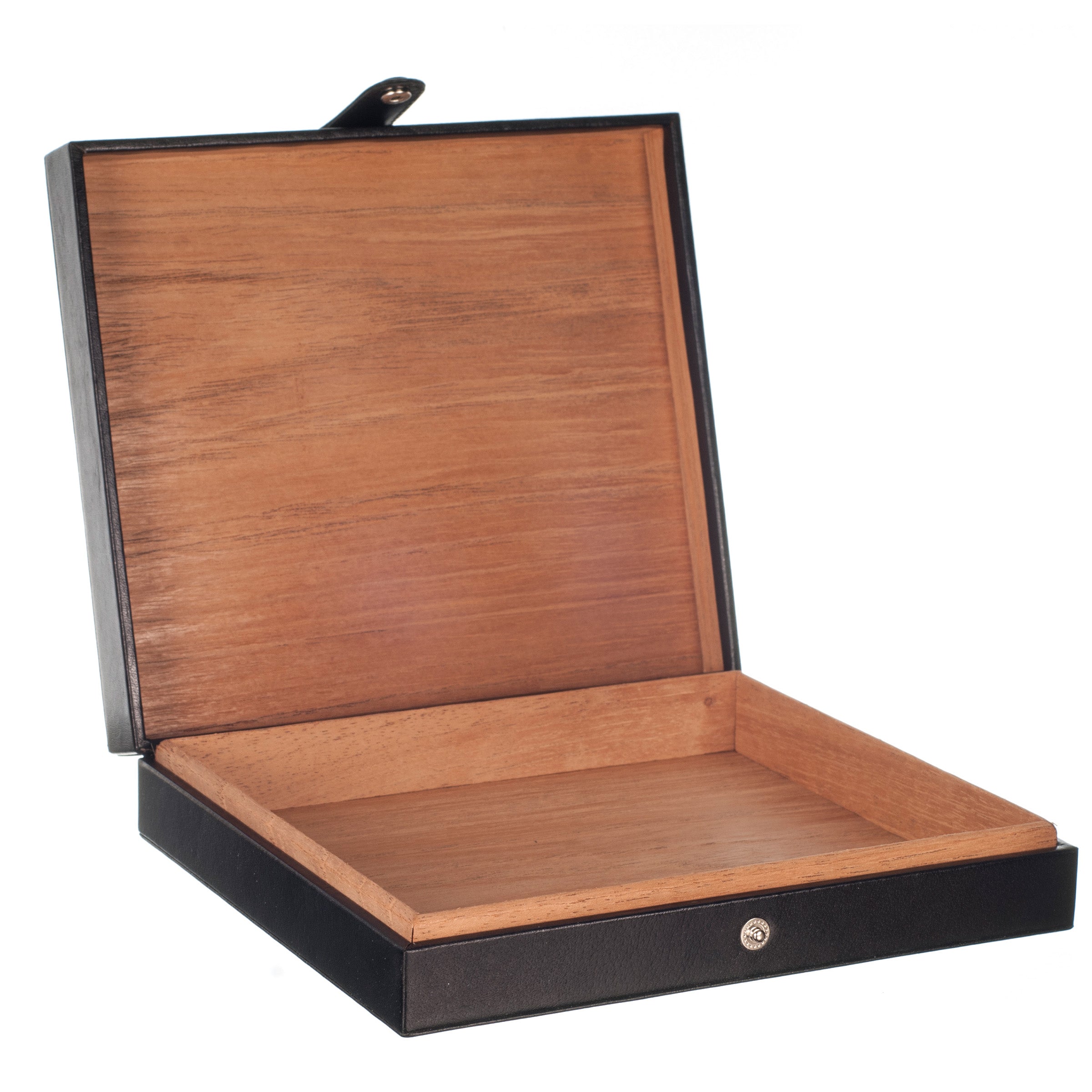 Leather Bound 15 Cigar Travel Humidor