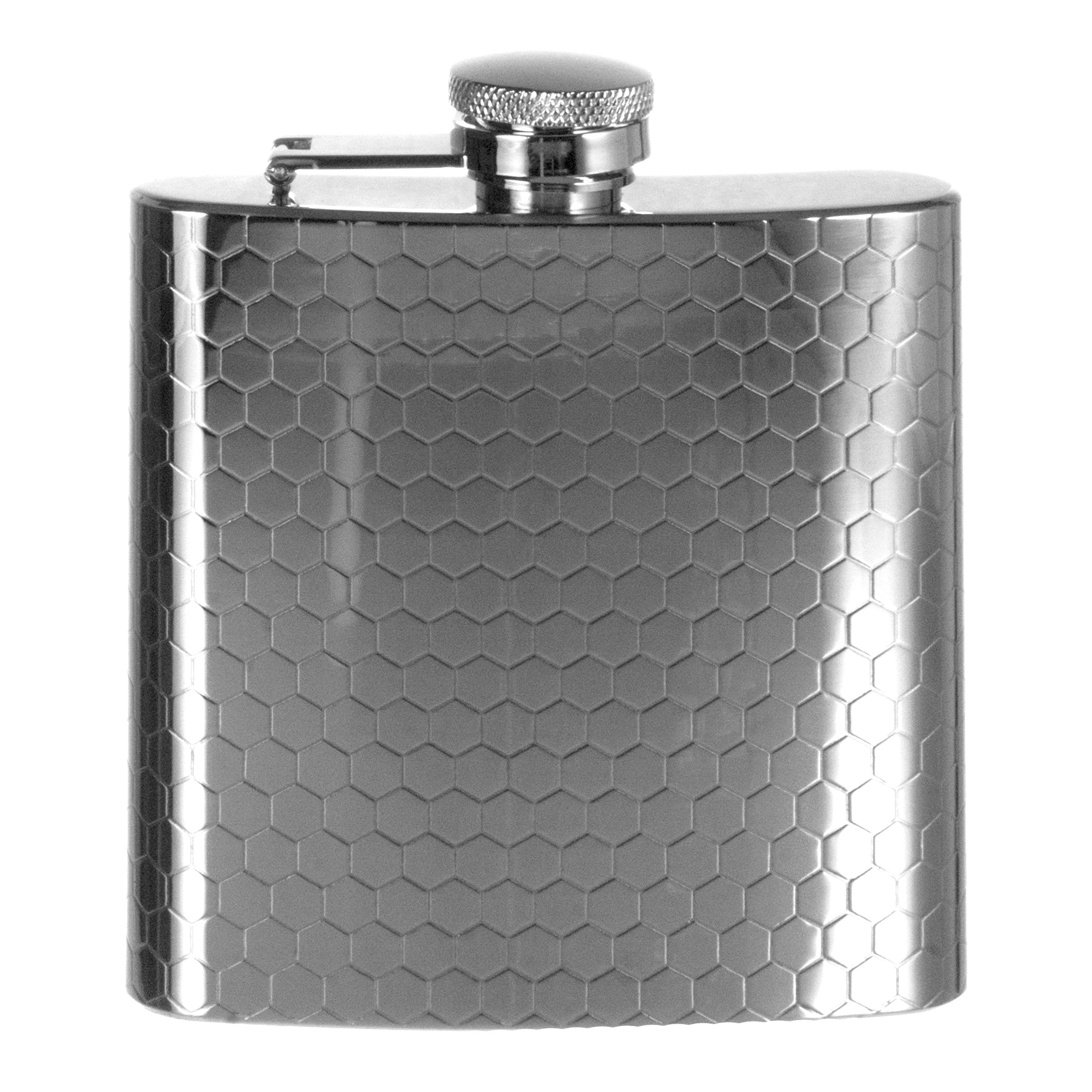 Honeycomb Design 6 oz Flask