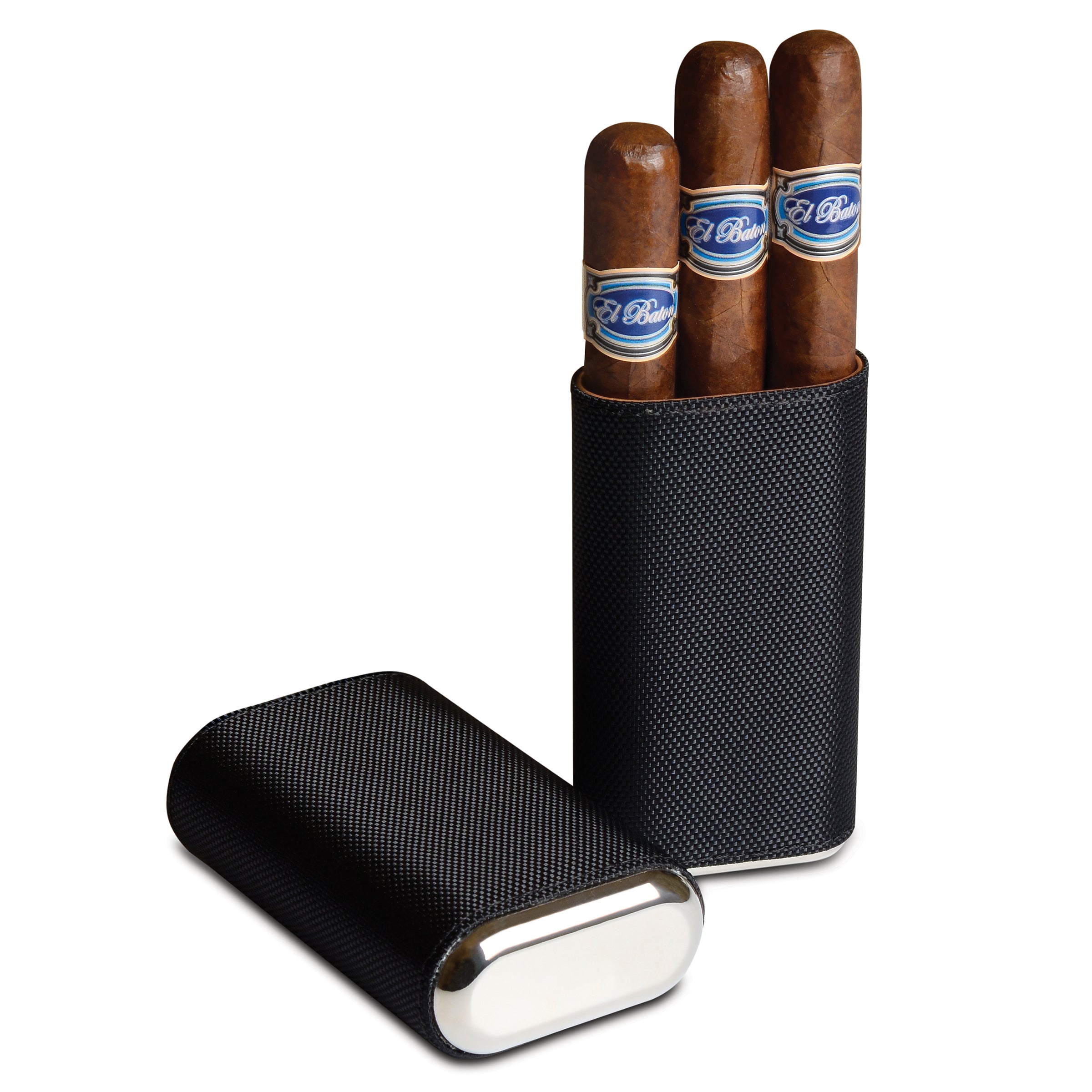 Craftsman's Bench Silver Robusto Cedar Lined Cigar Case