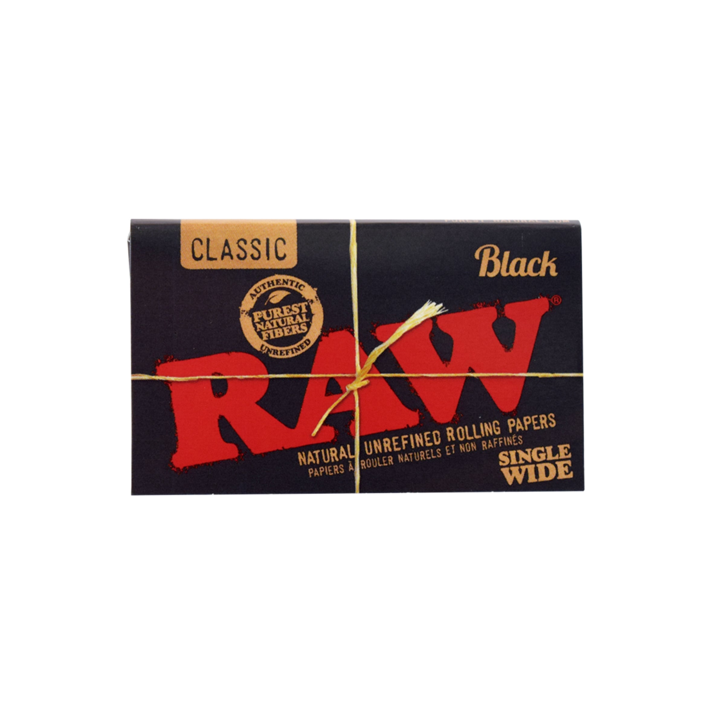 Feuille à Rouler RAW Black - Feuille Slim RAW Naturelles - MajorSmoker